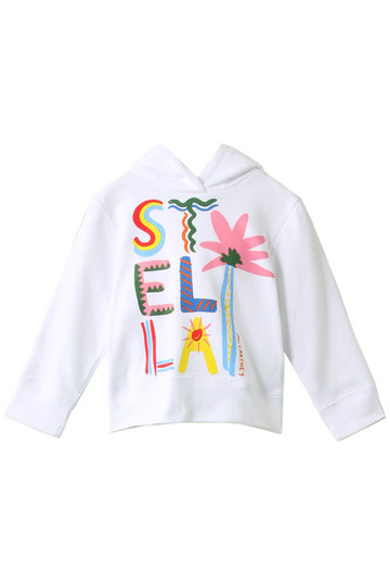 SALE 【50%OFF】 STELLA McCARTNEY ステラ マッカートニー 【Kids】コットンフーディー ホワイト