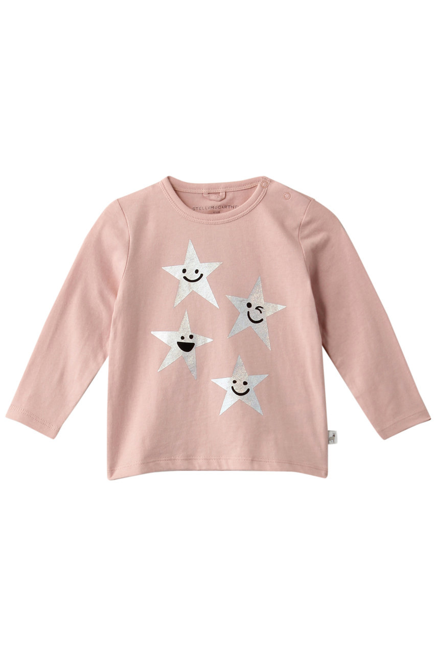 STELLA McCARTNEY ステラ マッカートニー 【Baby】スマイリングスターズTシャツ ピンク