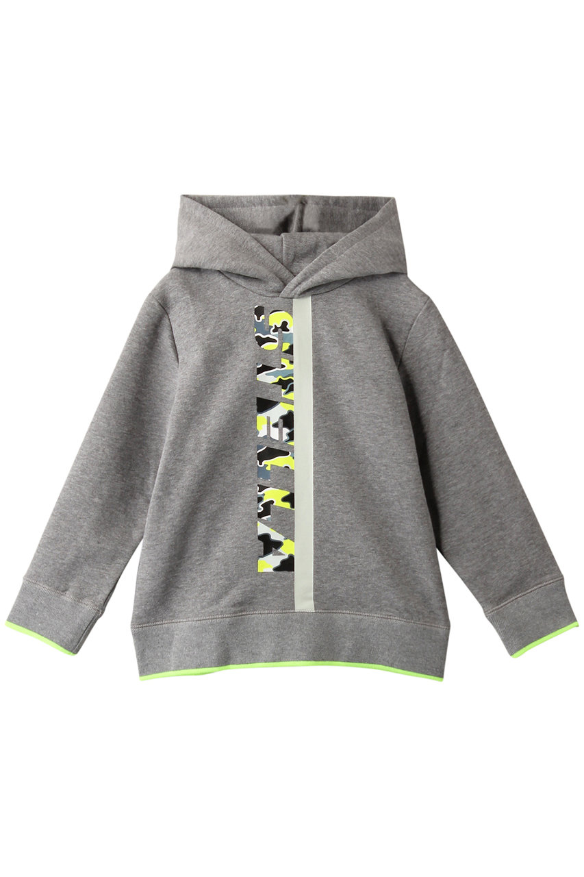 STELLA McCARTNEY ステラ マッカートニー 【Kids】ジップアップフードスウェット グレー