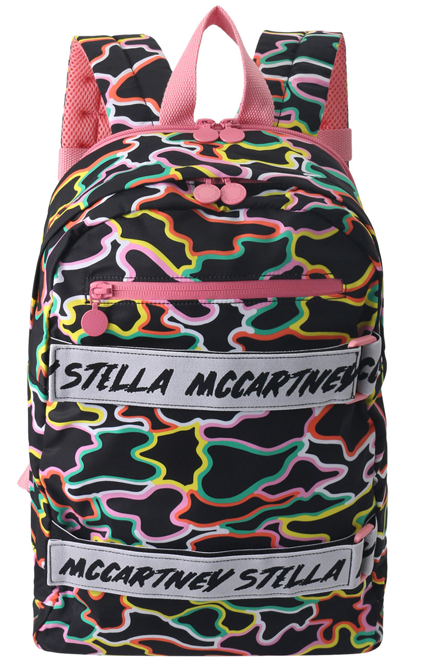 STELLA McCARTNEY ステラ マッカートニー 【Kids】ピンクカモフラージュバックパック マルチカラー