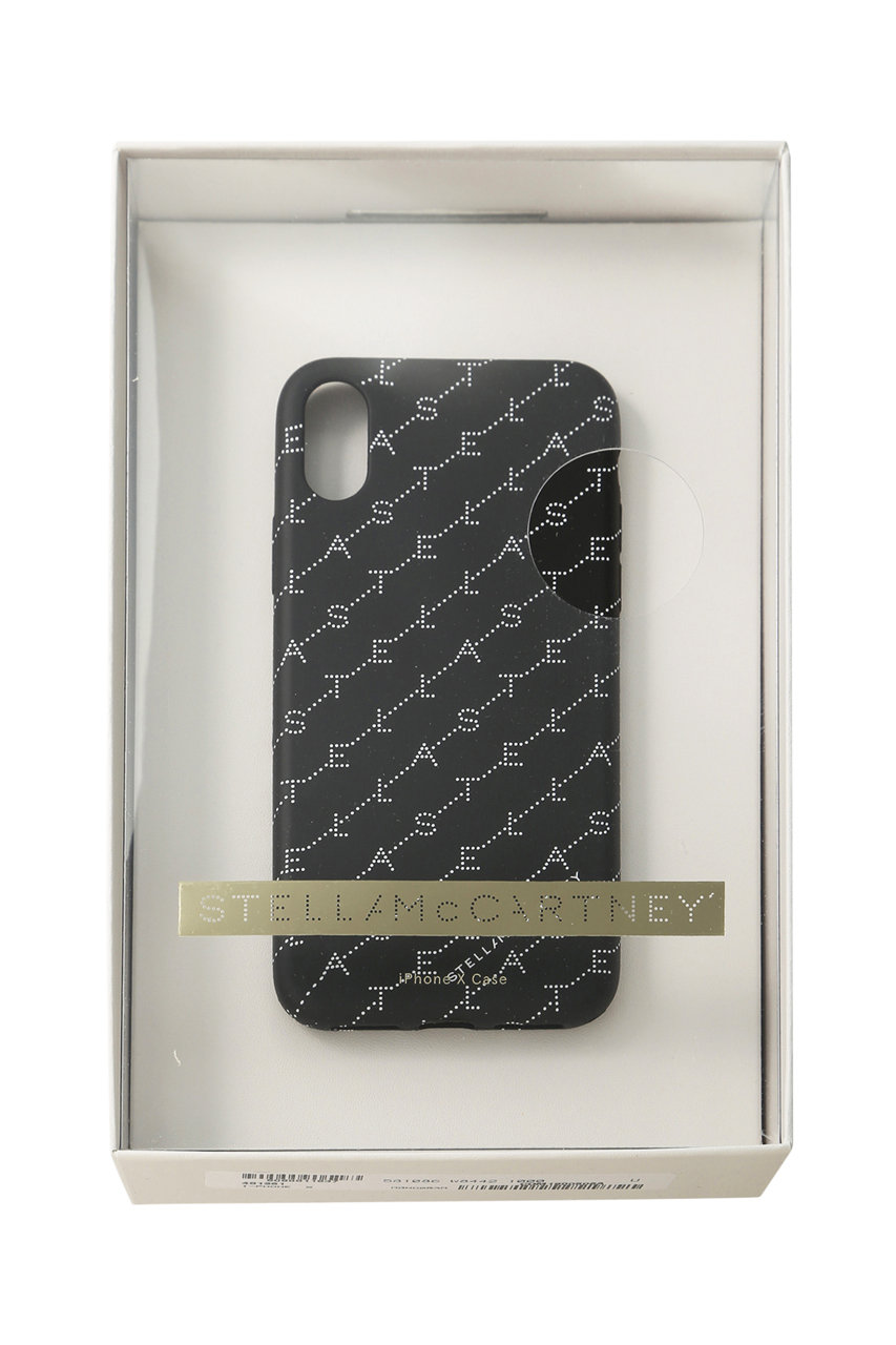STELLA McCARTNEY ステラ マッカートニー モノグラムiPhoneケース(iPhone X対応) ブラック