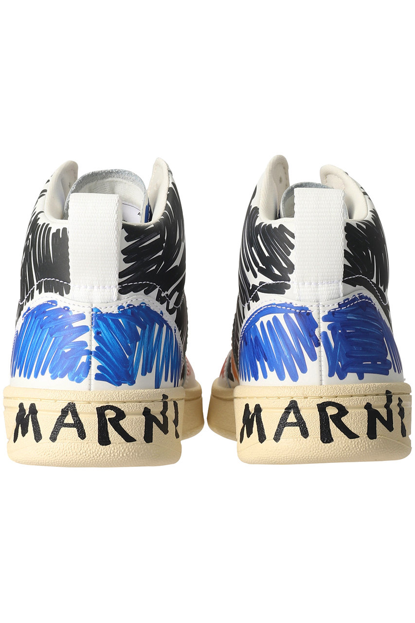 新品 40 MARNI 名作 ネオプレーン ハイカットスニーカー 319