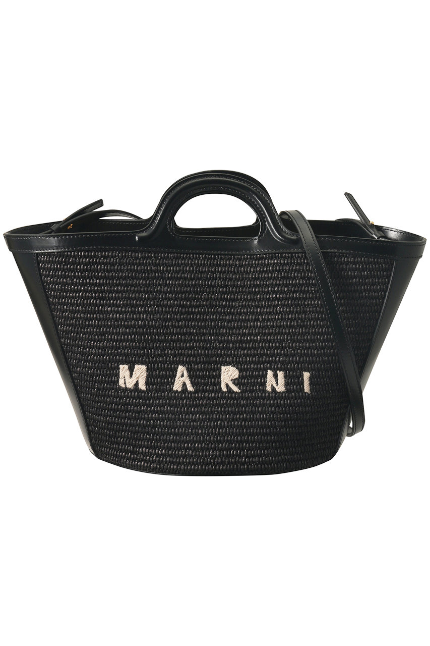 マルニ/MARNIのTROPICALIA SMALL バスケット(ブラック/BMMP0068Q0P3860)
