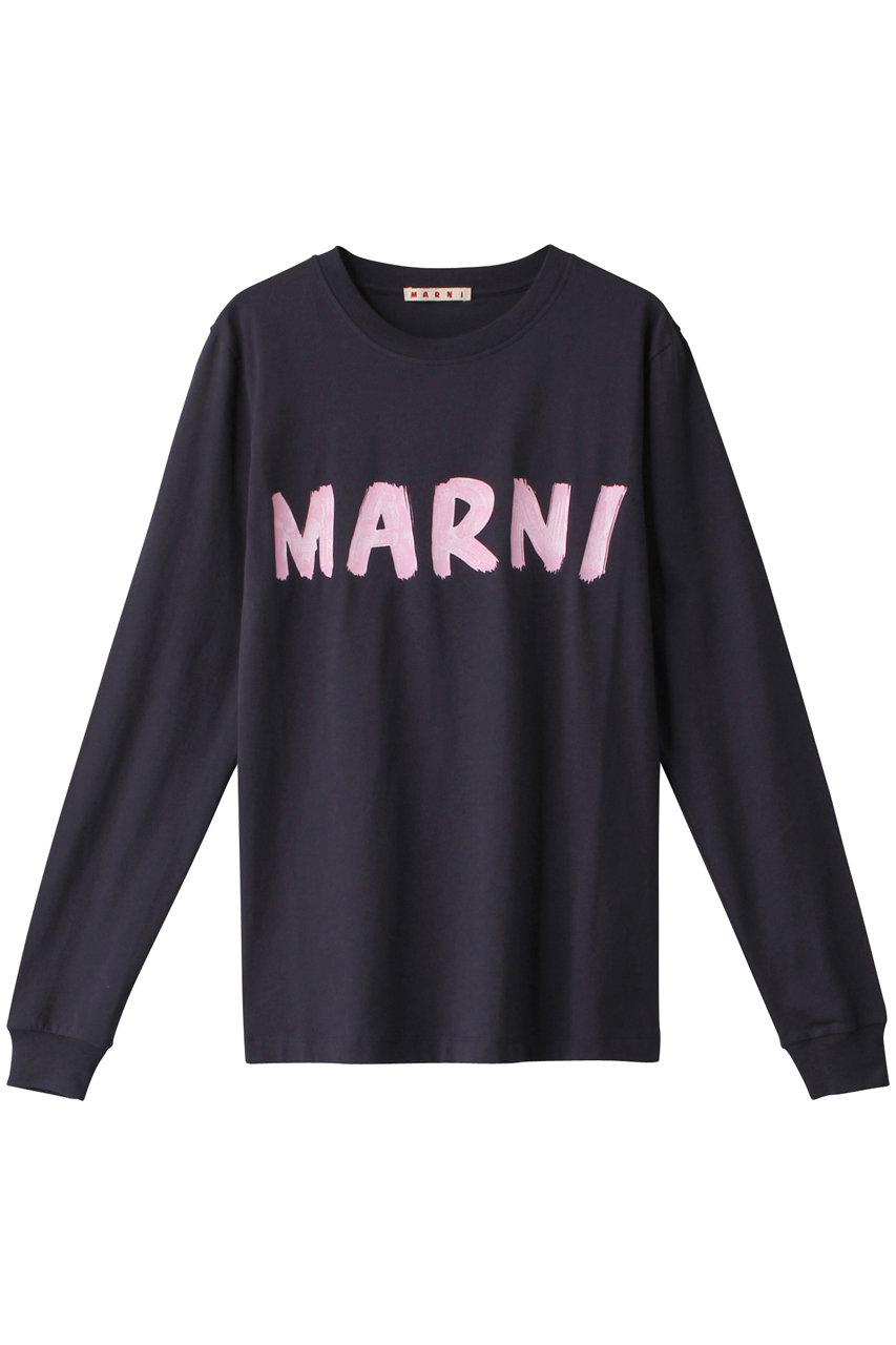 【良品】[新品未使用]MARNI マルニ ペイントロゴTシャツ 定価6万円 トップス