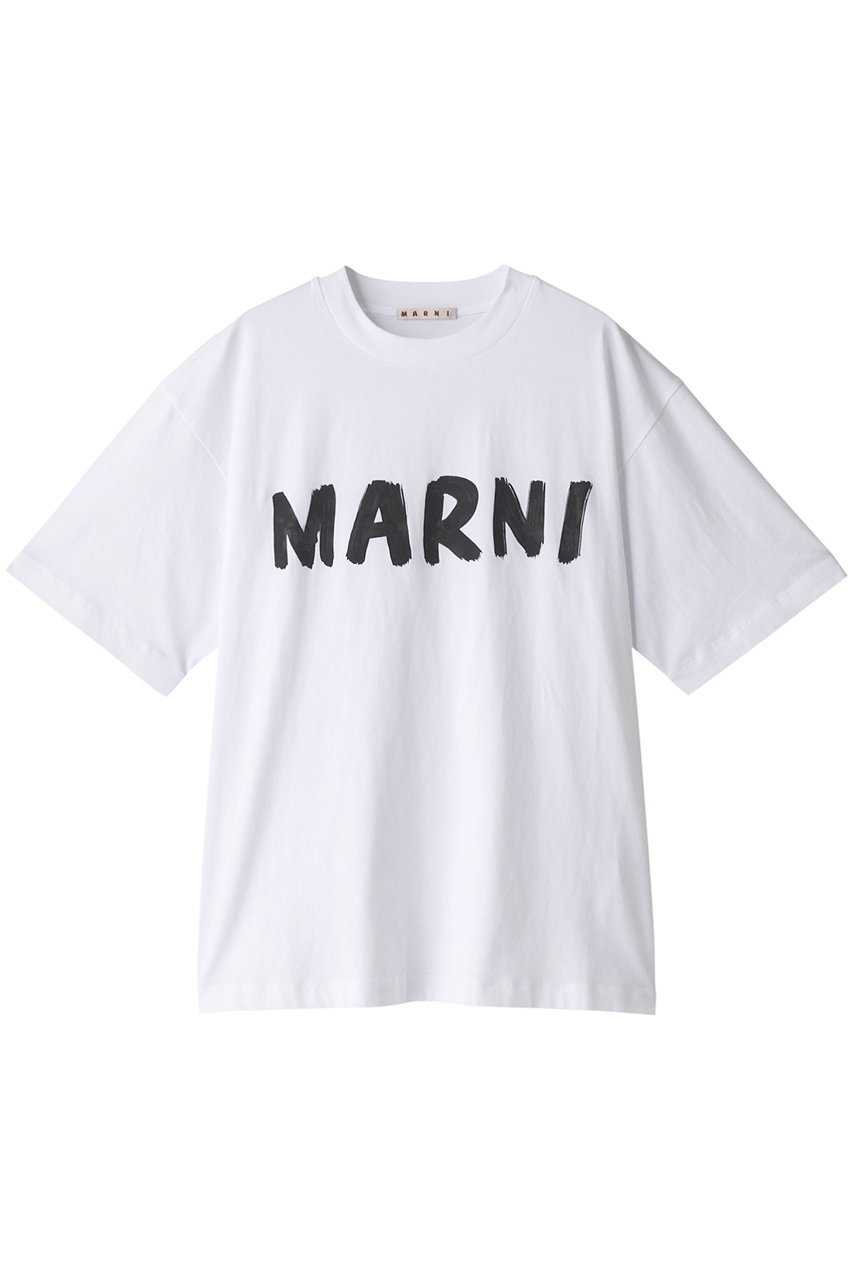 MARNI(マルニ)｜ペイントロゴTシャツ/リリーホワイト の通販｜ELLESHOP