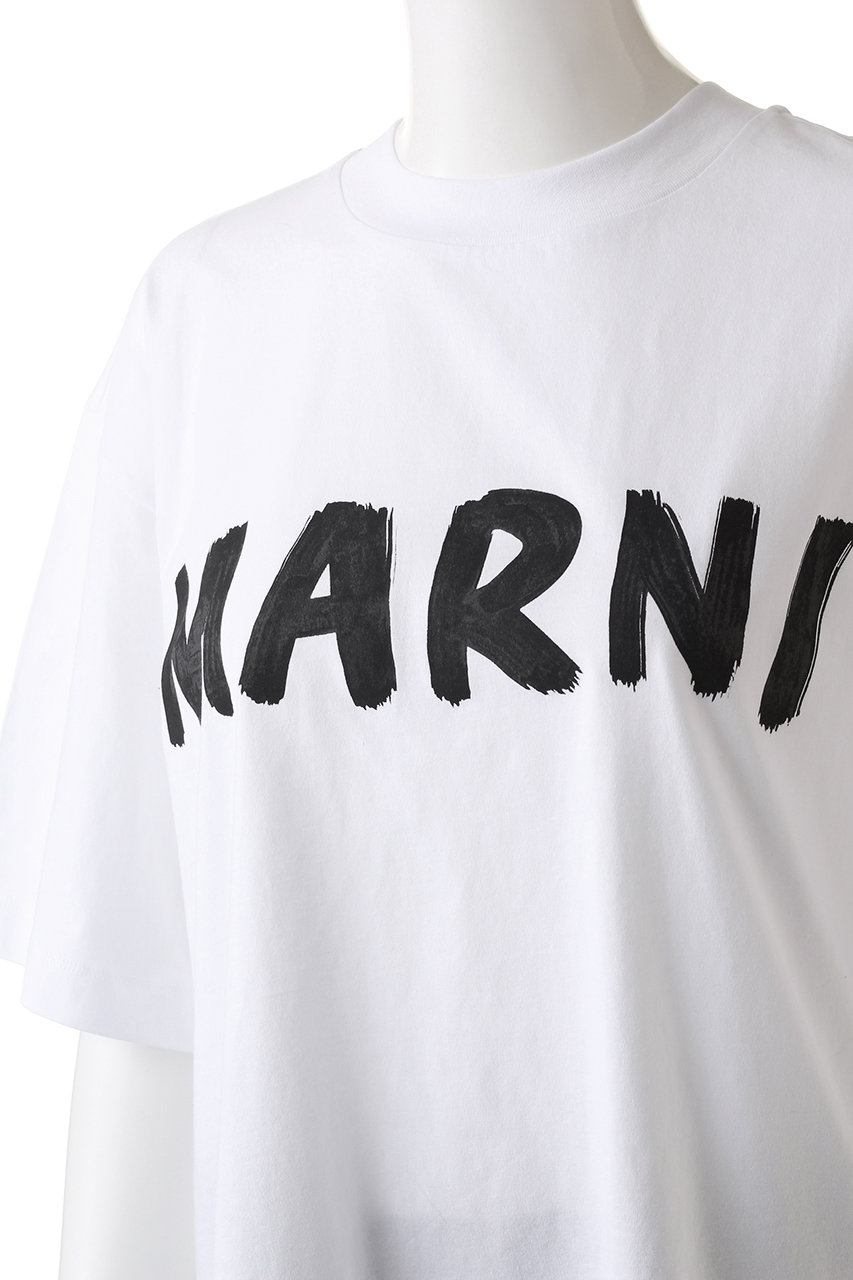 MARNI(マルニ)｜ペイントロゴTシャツ/リリーホワイト の通販｜ELLESHOP