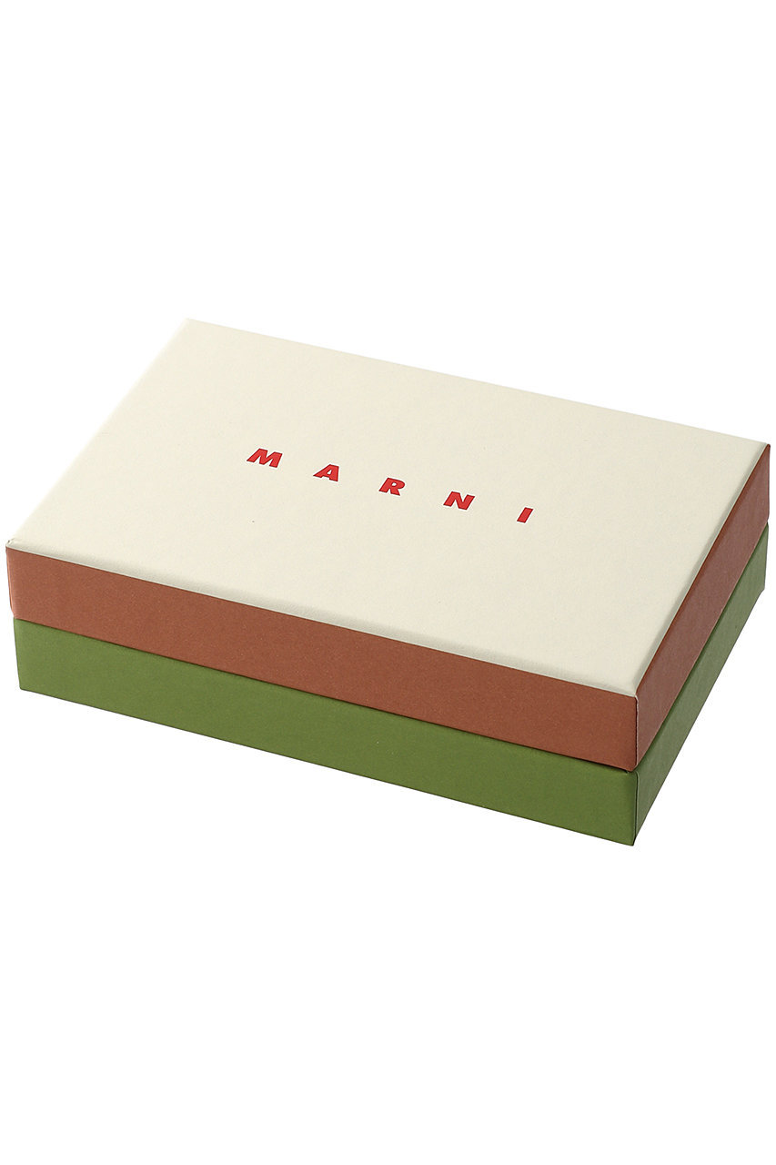 MARNI(マルニ)｜TRUNK 三つ折り財布/タバスコ×チョーク×レモン の通販