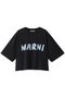 ペイントロゴTシャツ マルニ/MARNI ブラック