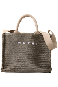 関税・送料込み【MARNI】ラフィア調 バケットハット 楽天市場】【定価70,400円(税込)】MARNI マルニ ロゴとラフィア