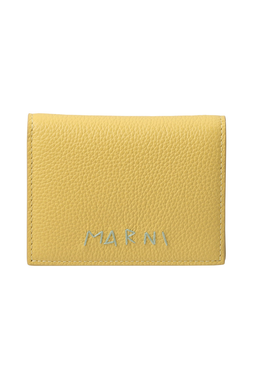 MARNI MENDING 二つ折り財布 (ダークレモン, F) マルニ ELLE SHOP MARNI MENDING 二つ折り財布 (ダークレモン, F) マルニ ELLE SHOP