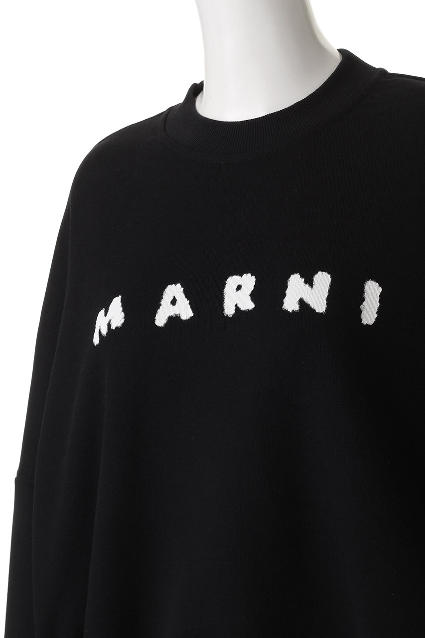 新品　MARNI 総ロゴパーカー　スエット　トップス　長袖　ブラック　ブラック 楽天市場】MARNI マルニ Logo Hoodie フーディ プルオーバー
