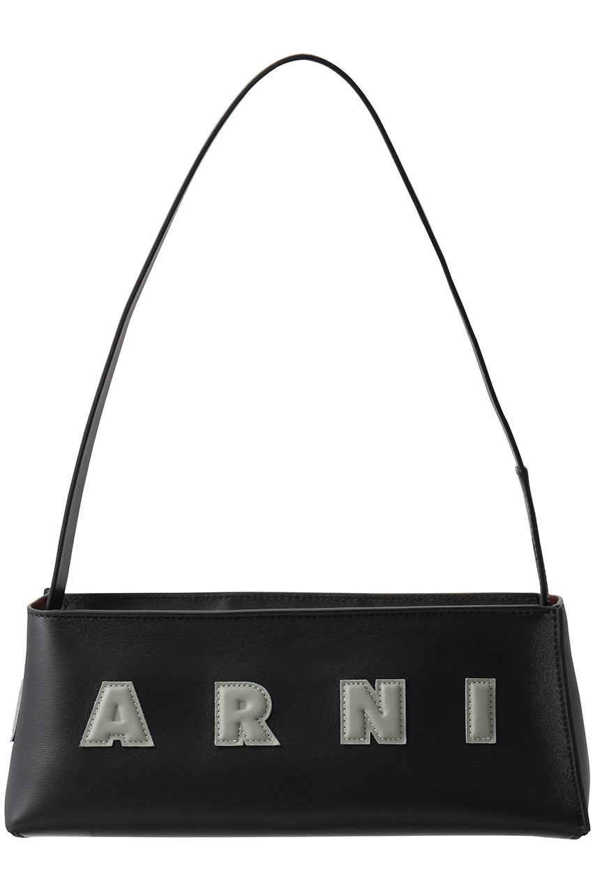 MARNI MUSEO バゲットバッグ (ブラック×ステップ, F) マルニ ELLE SHOP MARNI MUSEO バゲットバッグ (ブラック×ステップ, F) マルニ ELLE SHOP