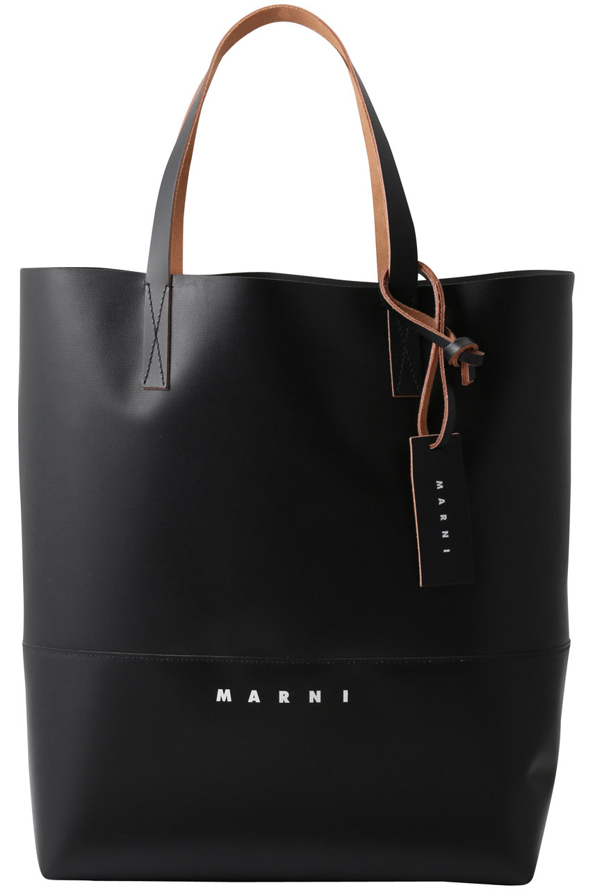 MARNI MARNI タグ付きショッピングバッグ (ブラック, F) マルニ ELLE SHOP MARNI MARNI タグ付きショッピングバッグ (ブラック, F) マルニ ELLE SHOP