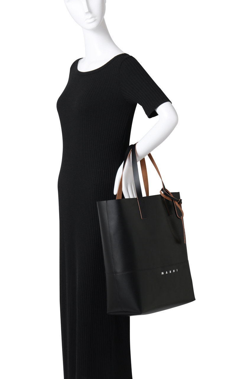MARNIショッピングバック ブラック ショッピングバッグ | Marni