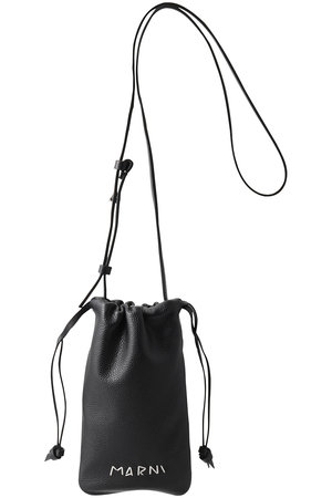 マルニ/MARNIのMARNI MENDING 2wayドローストリングスマホポシェット(120100/120103)