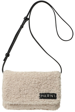 マルニ/MARNIのMARNI MENDING ムートンポシェット(120100/120103)