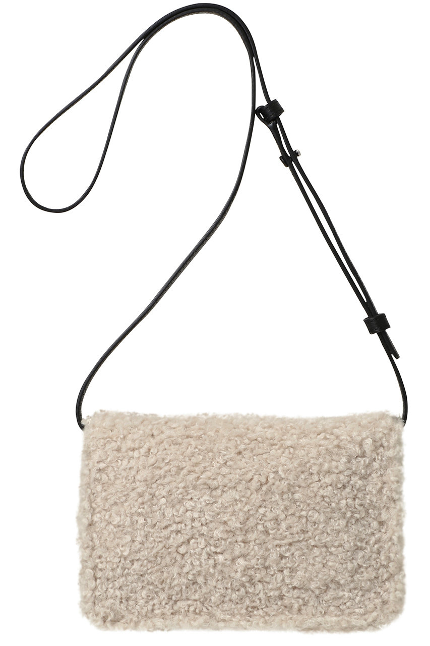 MARNI(マルニ)｜MARNI MENDING ムートンポシェット/シルクホワイト の