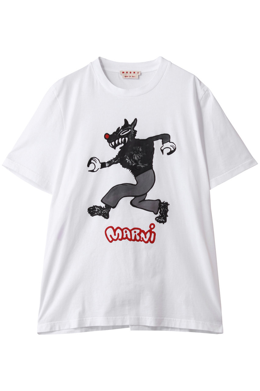 MARNI(マルニ)｜【MEN】ウルフプリントTシャツ/リリーホワイト の通販