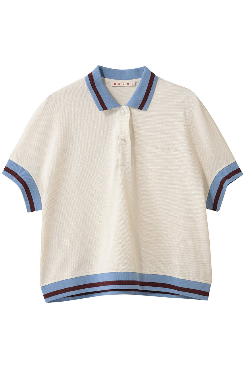 マルニ/MARNIの半袖ポロシャツ(ボーン/THJE0389LS-UTC599-00W08)