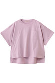 バックプリントボクシークロップTシャツ