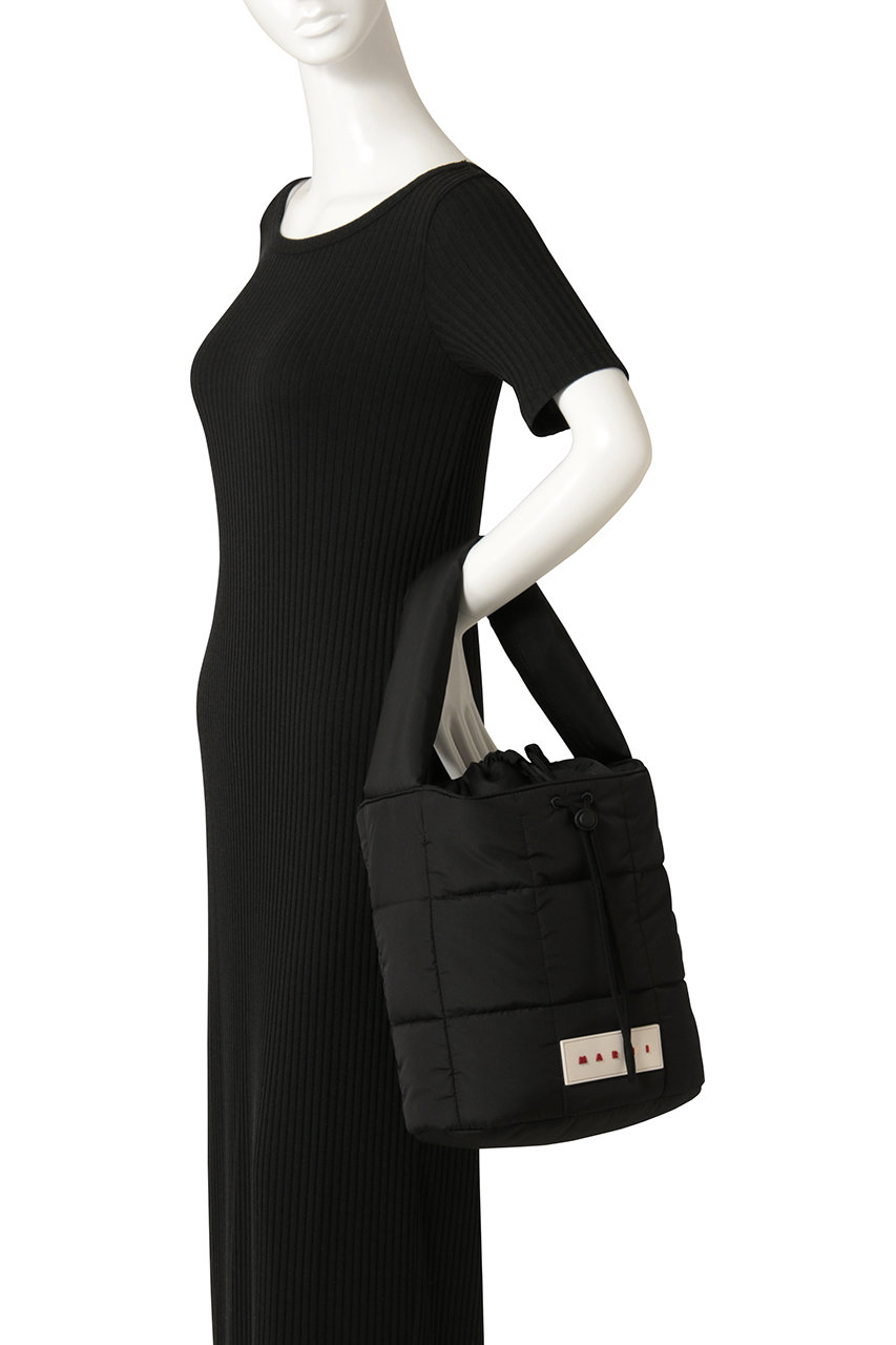 MARNI(マルニ)｜PUFF バケットバッグ/ブラック の通販｜ELLESHOP