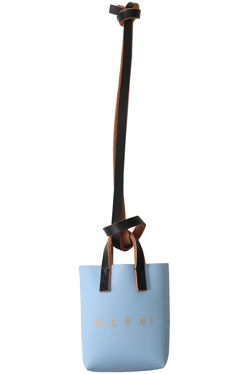 マルニ/MARNIのマイクロトートバッグチャーム(ライトブルー/PCMO0060A0-P8899-00V62)