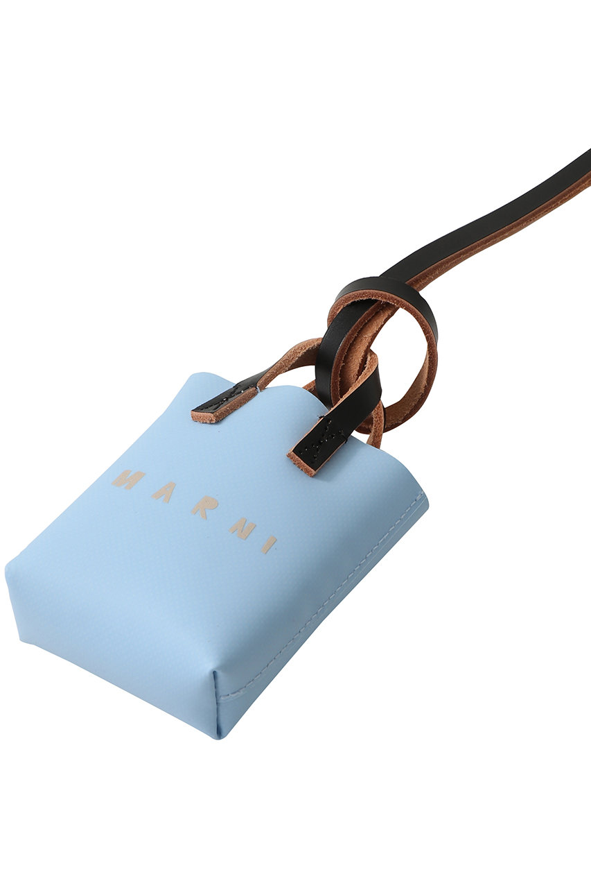 MARNI(マルニ)｜マイクロトートバッグチャーム/ライトブルー の通販