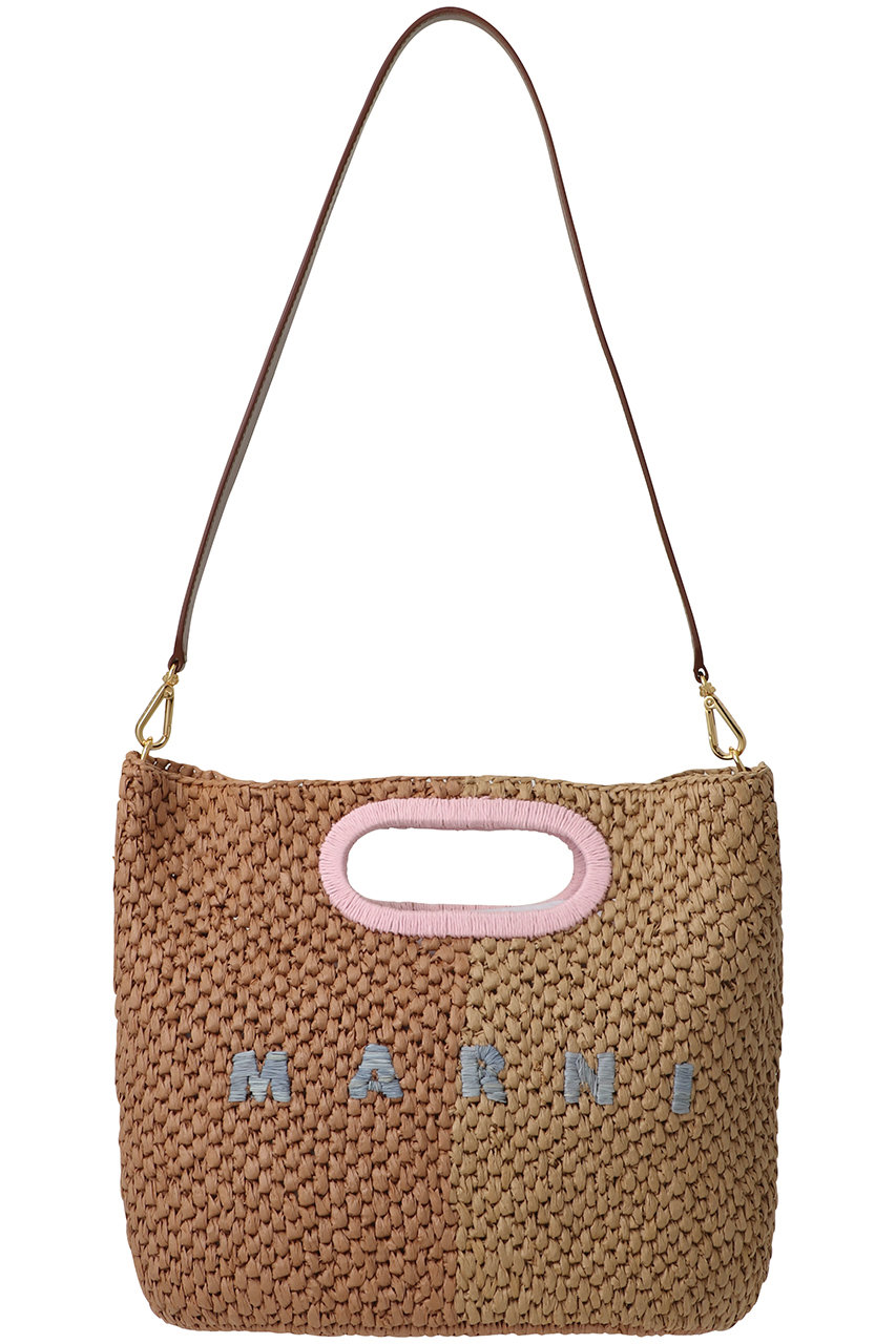 MARNI SEASIDE ハンドバッグ (ローズ×ポンペイ, F) マルニ ELLE SHOP