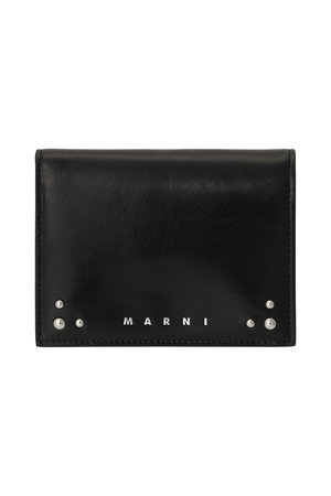 マルニ/MARNIのスタッズ付き二つ折りウォレット