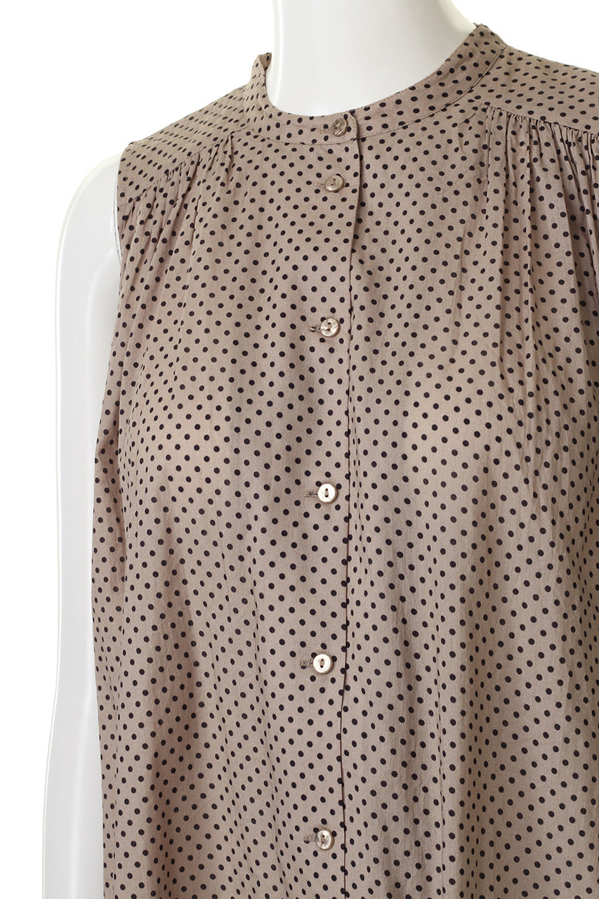 Mariha マリハ 小鳥の歌のドレス ノースリーブ Polka Dots ベージュ の通販 Elleshop エル ショップ