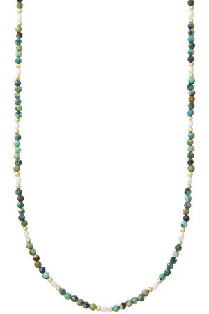 Dream Dust パール×ターコイズ ネックレス 42cm