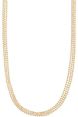 マリハ/MARIHAのSilent Rain ネックレス スターライトチェーン 3連 40cm(150200/150201)