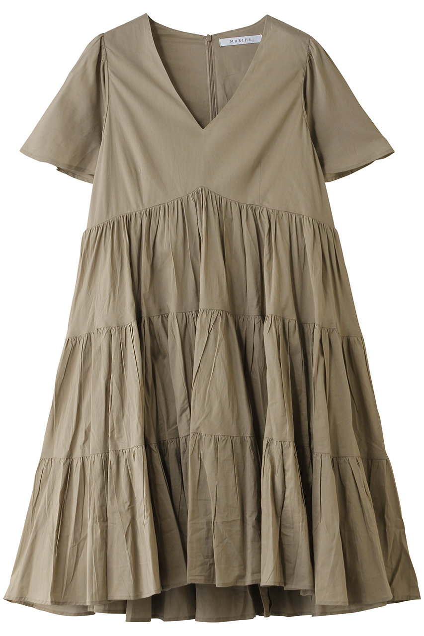 マリハ/MARIHAのエンジェルのミニドレス フレアスリーブ(ヒノキ/3211264011)