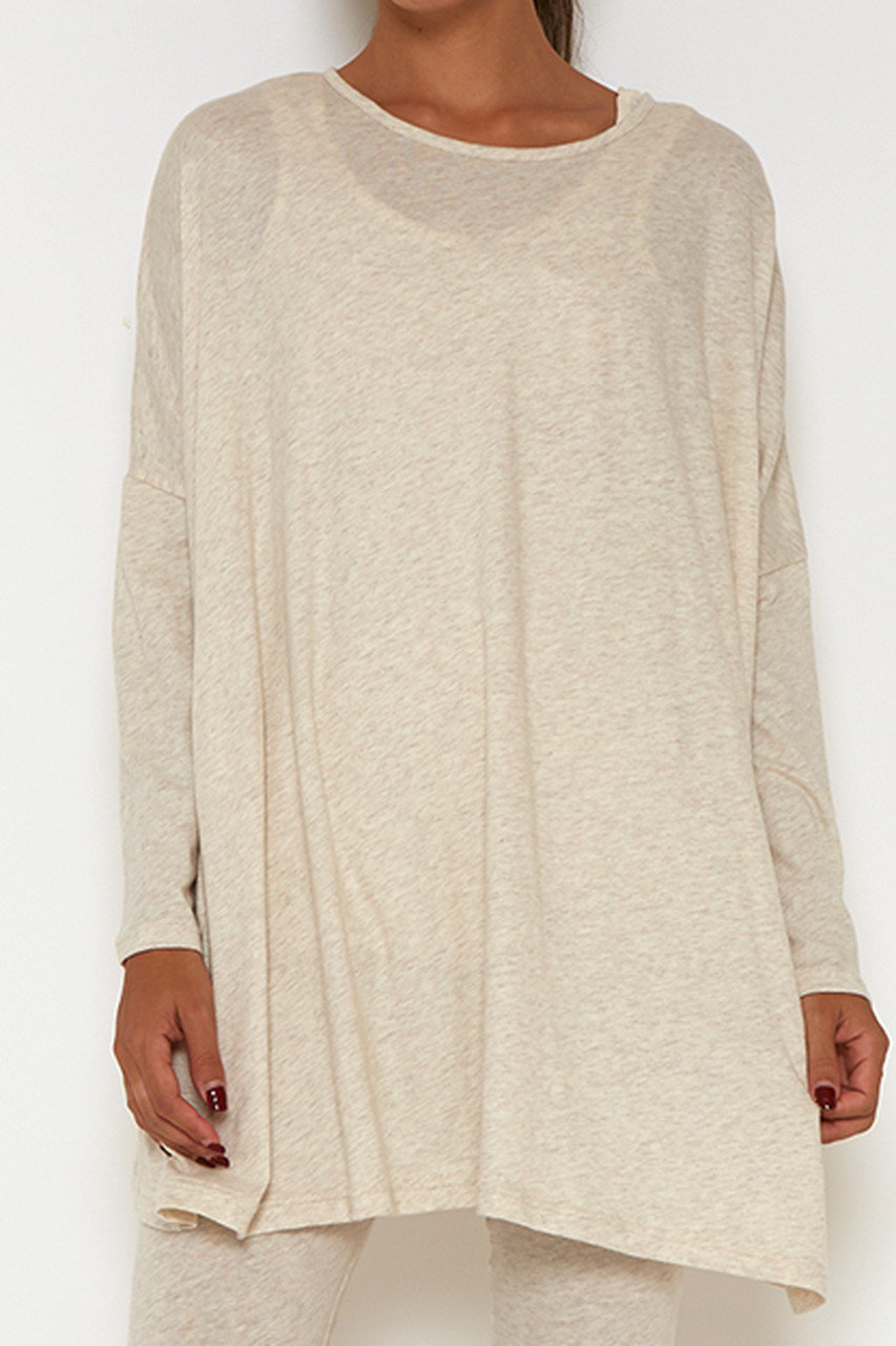 nanadecor(ナナデェコール)｜ファインニットワイドトップス/ライト