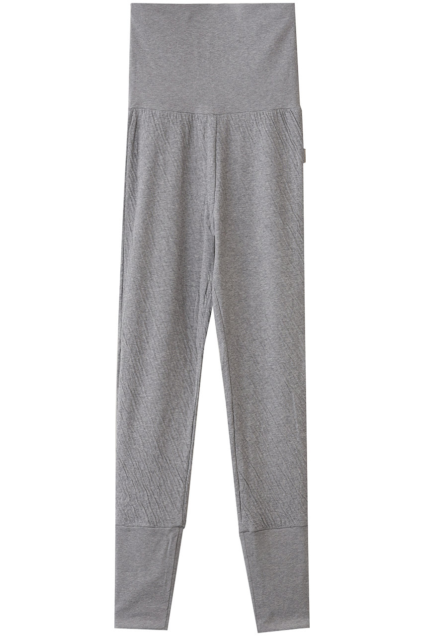 ナナデェコール/nanadecorのリラックスコットン腹巻レッグWパンツ(グレー/N23-02B702CGR/NN6334CGR)