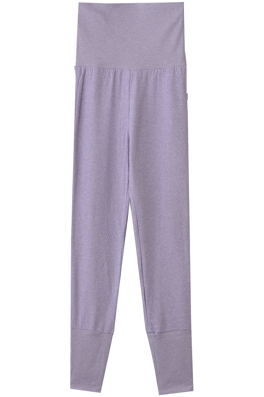 ナナデェコール/nanadecorのリラックスコットン腹巻レッグWパンツ(パープル/N23-02B702CGR/NN6334CGR)