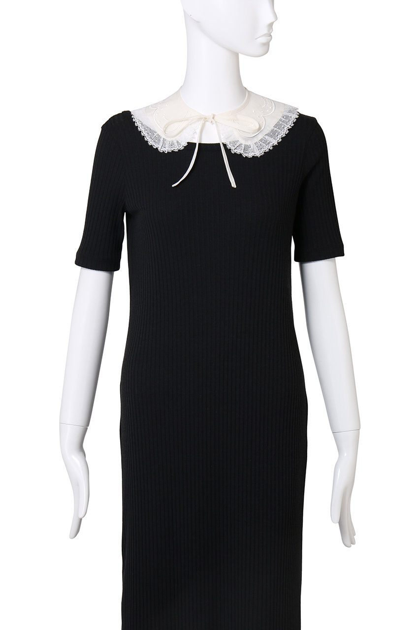 nanadecor(ナナデェコール)｜スノードロップレース襟/ナチュラル の  