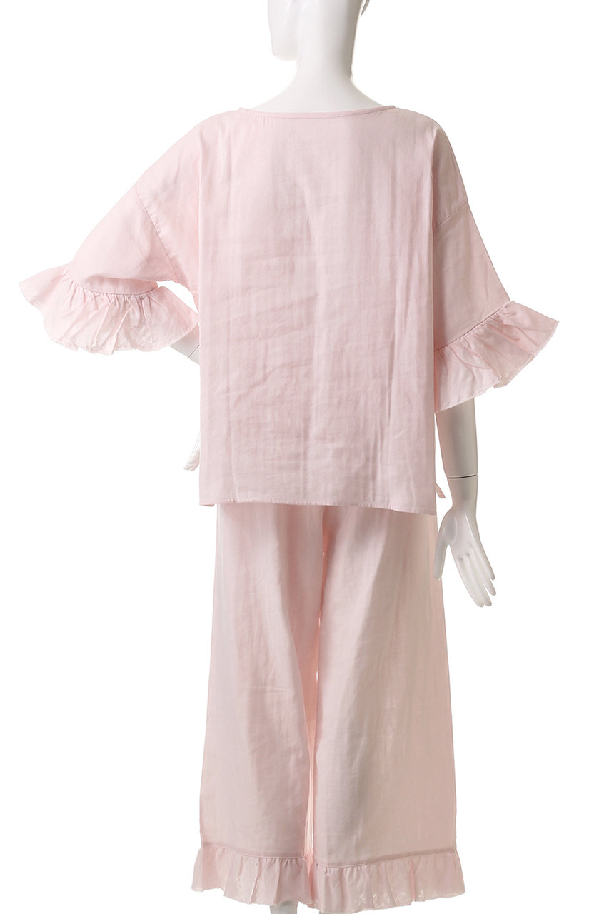 nanadecor(ナナデェコール)｜カラーガーゼローズマリートップス