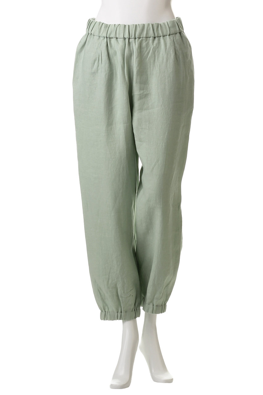 nanadecor(ナナデェコール)｜KOカラーリネンパンツ/グリーン の通販