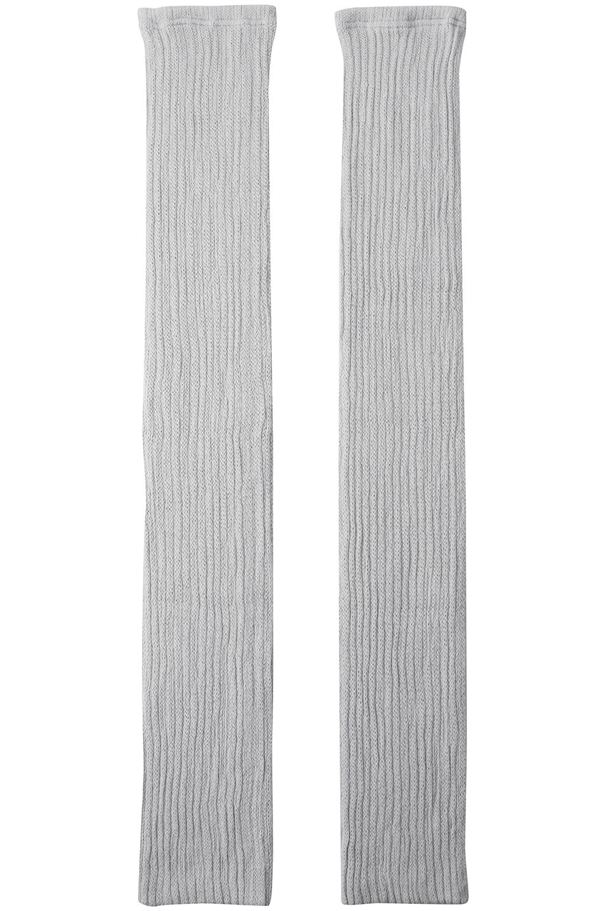 ナナデェコール/nanadecorのシルクコットンロングレッグウォーマー(ライトグレー/N25-06378LV)