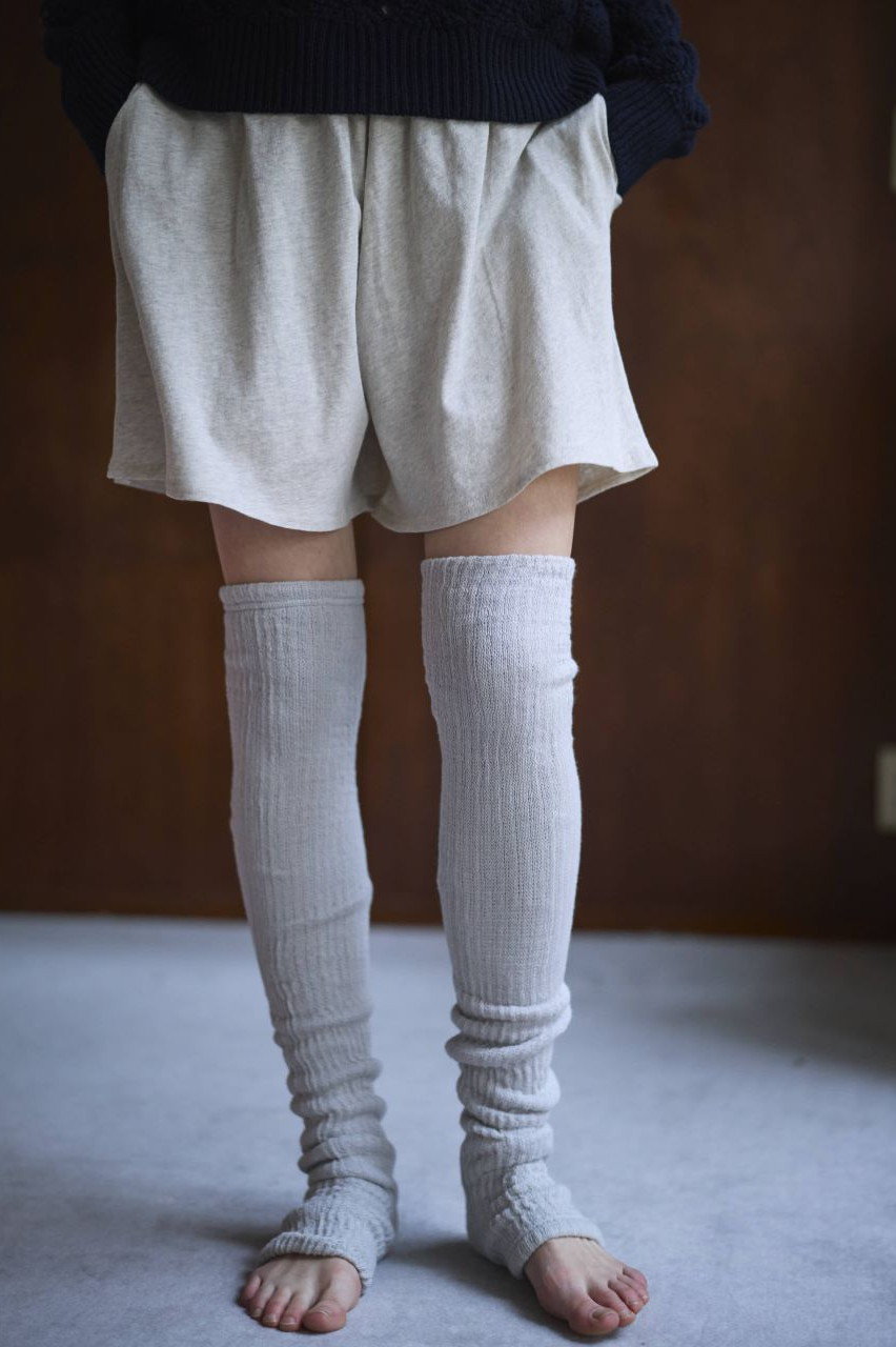 nanadecor(ナナデェコール)｜シルクコットンロングレッグウォーマー