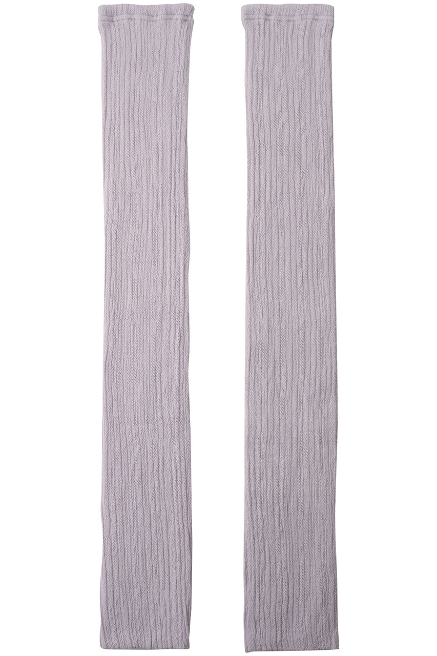 ナナデェコール/nanadecorのシルクコットンロングレッグウォーマー(ラベンダー/N25-06378LV)