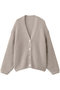 KOシルクモヘヤカーディガン ナナデェコール/nanadecor グレージュ