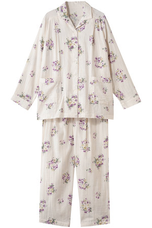 ナナデェコール/nanadecorのプリムローズ襟付きパジャマ(111000/111001)