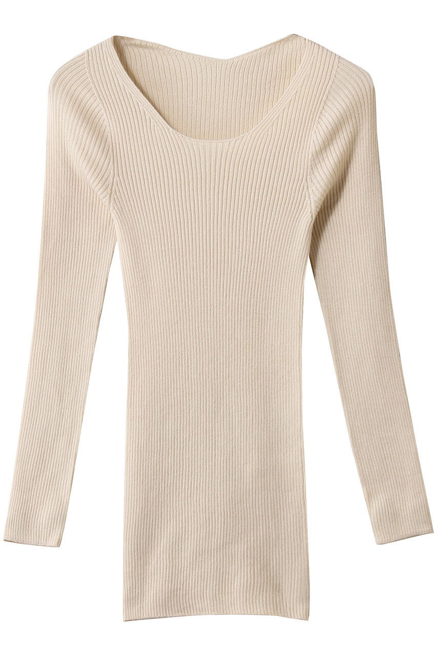 シルクエアリートップス