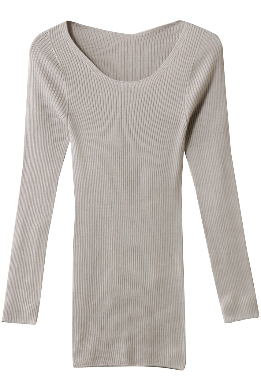 ナナデェコール/nanadecorのシルクエアリートップス(ペールグレー/N25-04T372PGR)