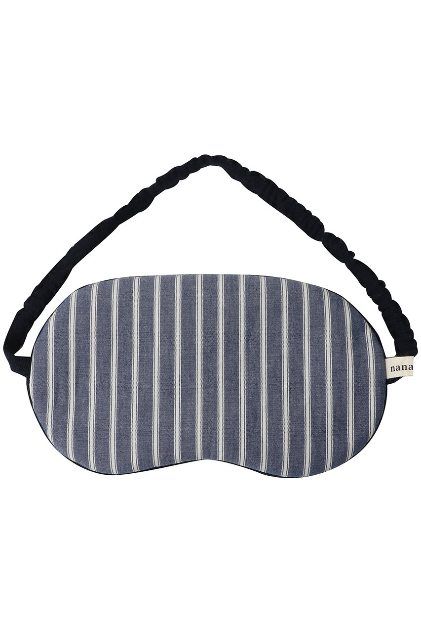 ナナデェコール/nanadecorのビッグアイマスクブルーストライプ(ネイビー/N25-09397NV)