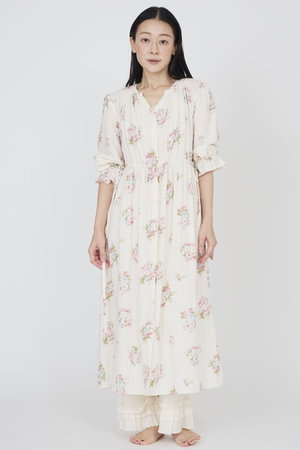 ナナデェコール/nanadecorのプリムローズサイドリボンワンピース