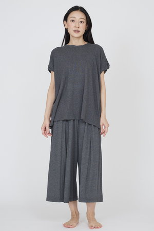 ナナデェコール/nanadecorのファインニット腹巻ワイドパンツ