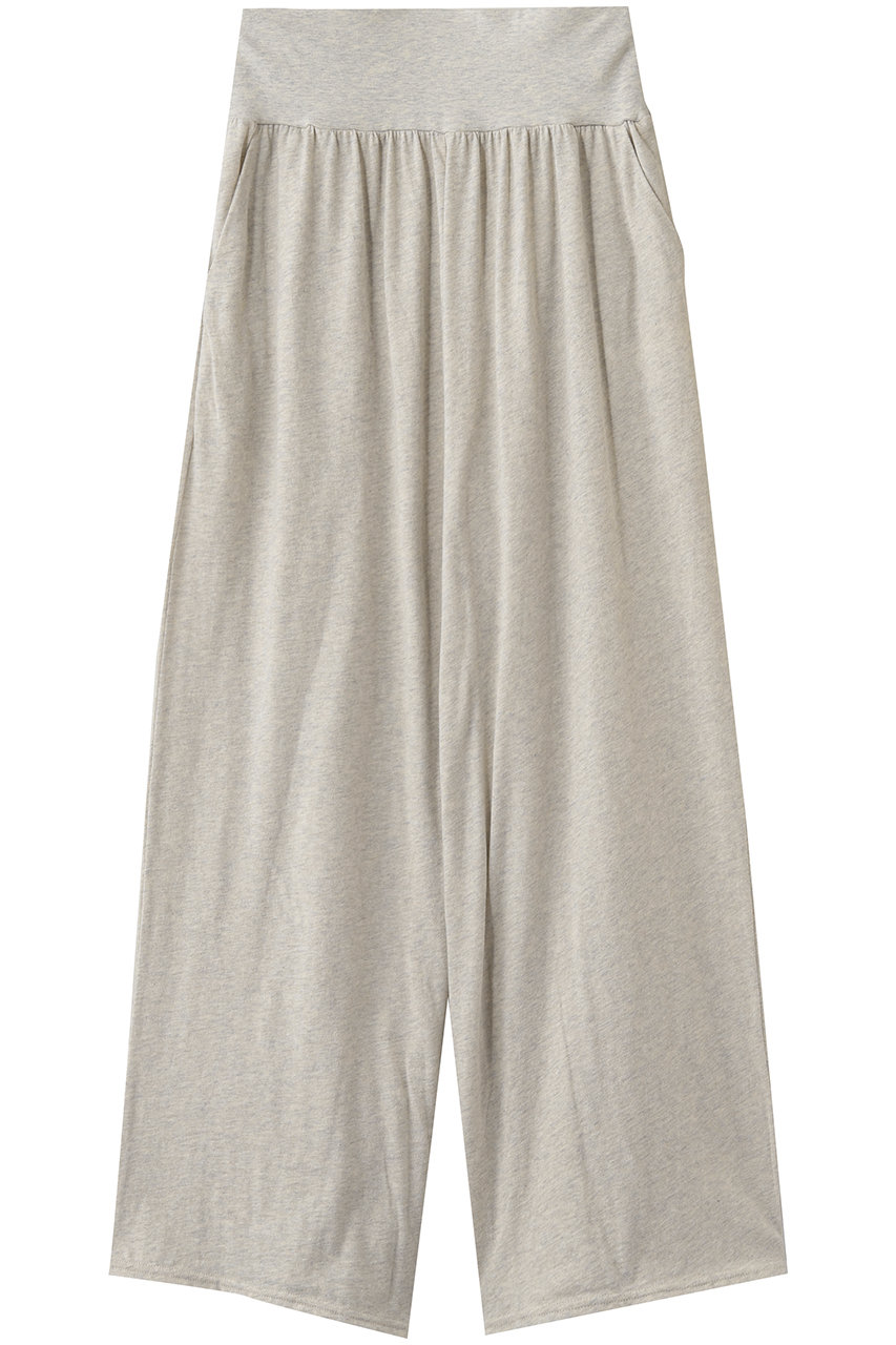 ナナデェコール/nanadecorのファインニット腹巻ワイドパンツ(ライトグレー/N26-03B550LGR)